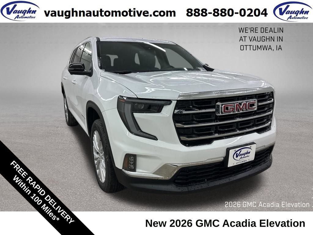 New 2026 GMC Acadia Elevation w/ Elevation Premium Package AWD/4WD 360° Tour