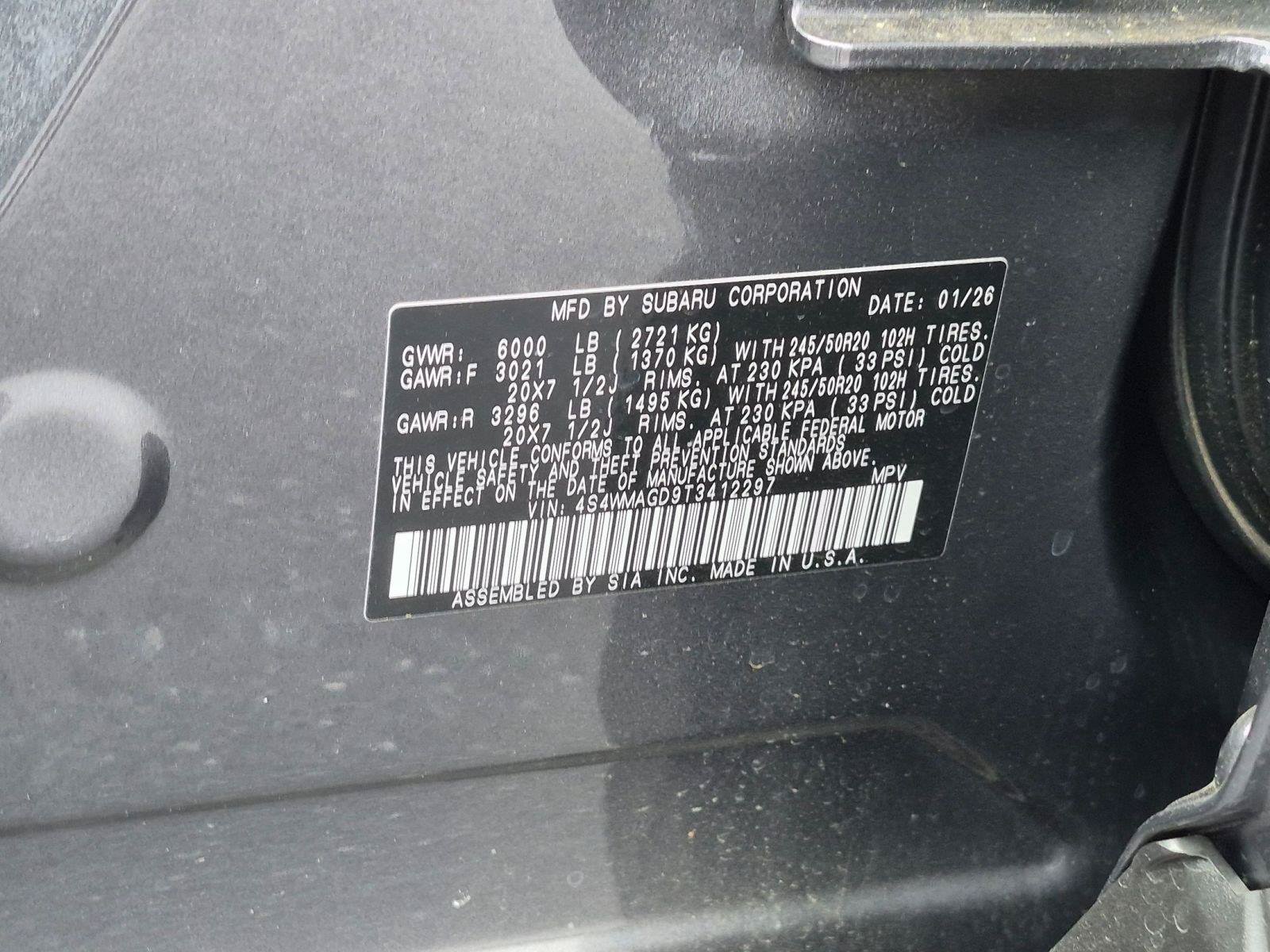 Used 2026 Subaru Ascent Limited w/ Popular Package #2 AWD/4WD image 38