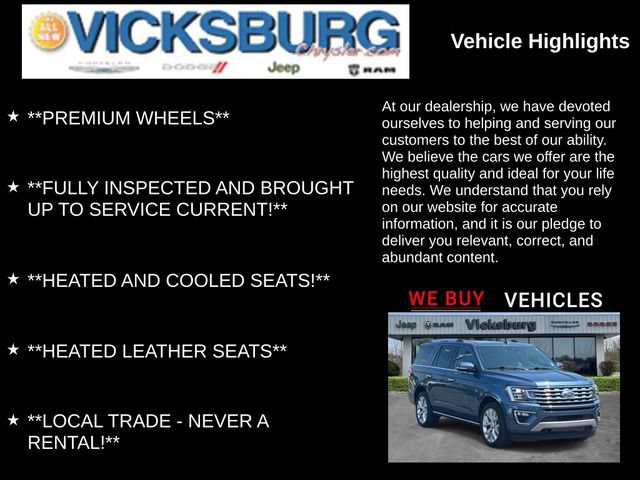 Used 2019 Ford Expedition Limited w/ Equipment Group 302A AWD/4WD image 12