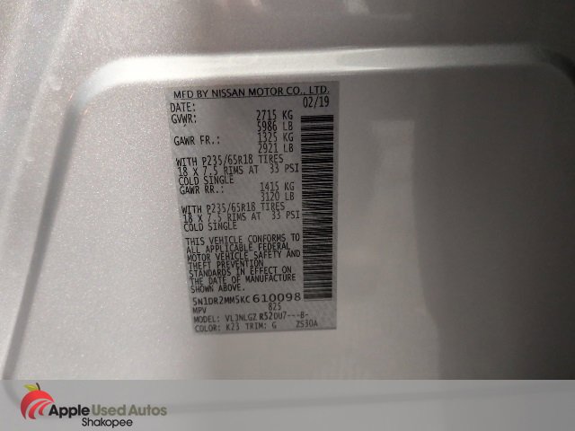 Used 2019 Nissan Pathfinder SL image 50