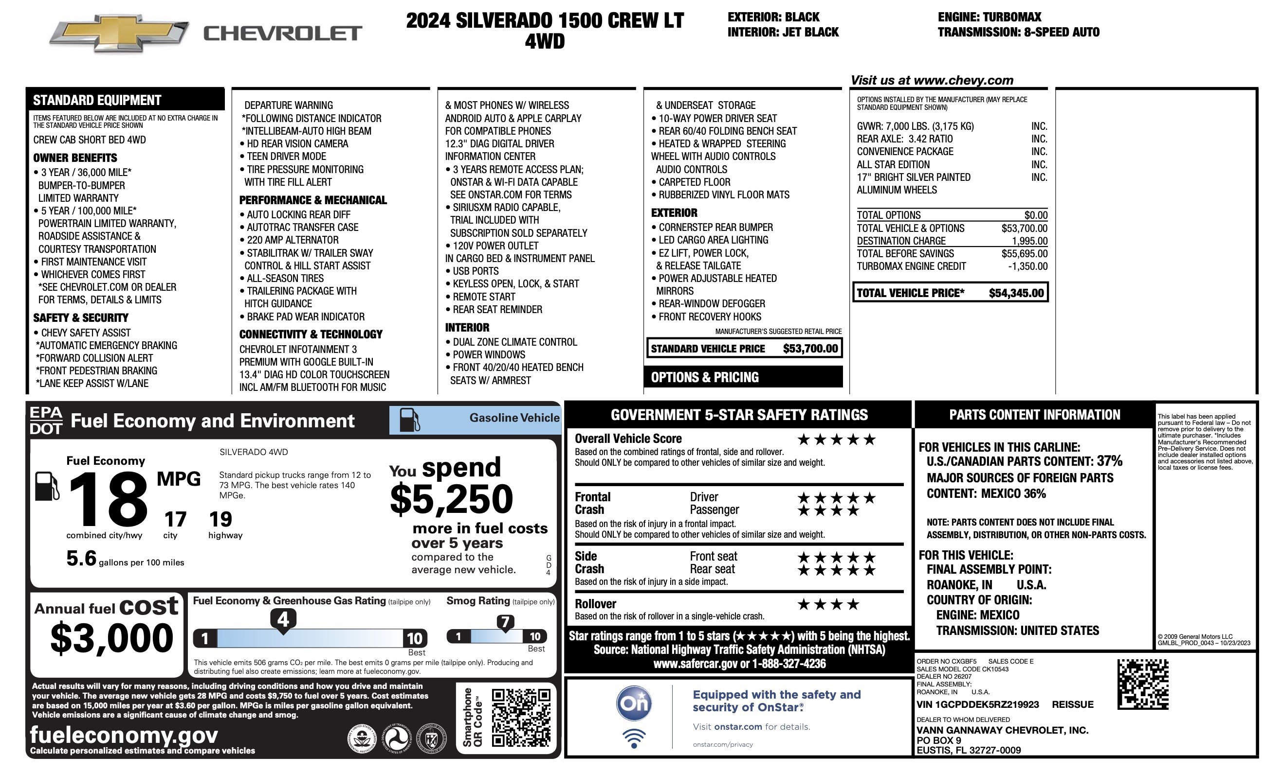 Used 2024 Chevrolet Silverado 1500 LT AWD/4WD image 2