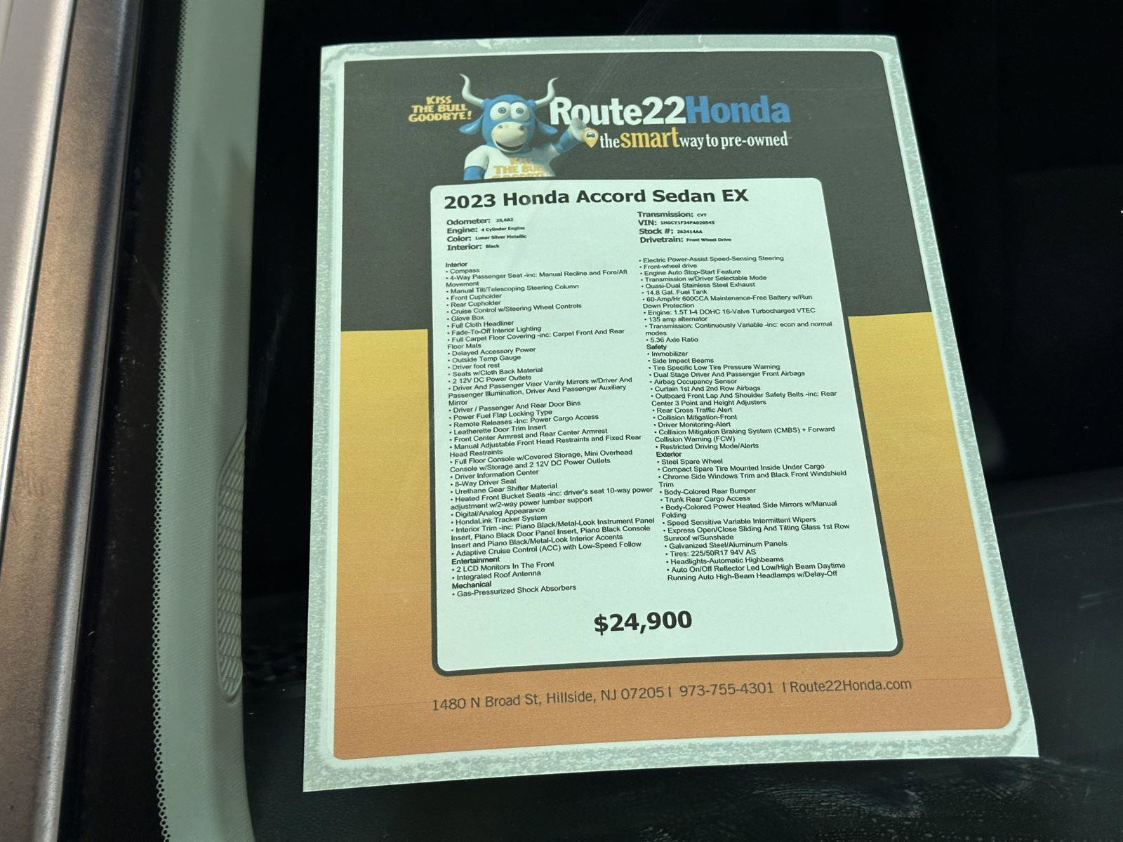 Certified 2023 Honda Accord EX image 40