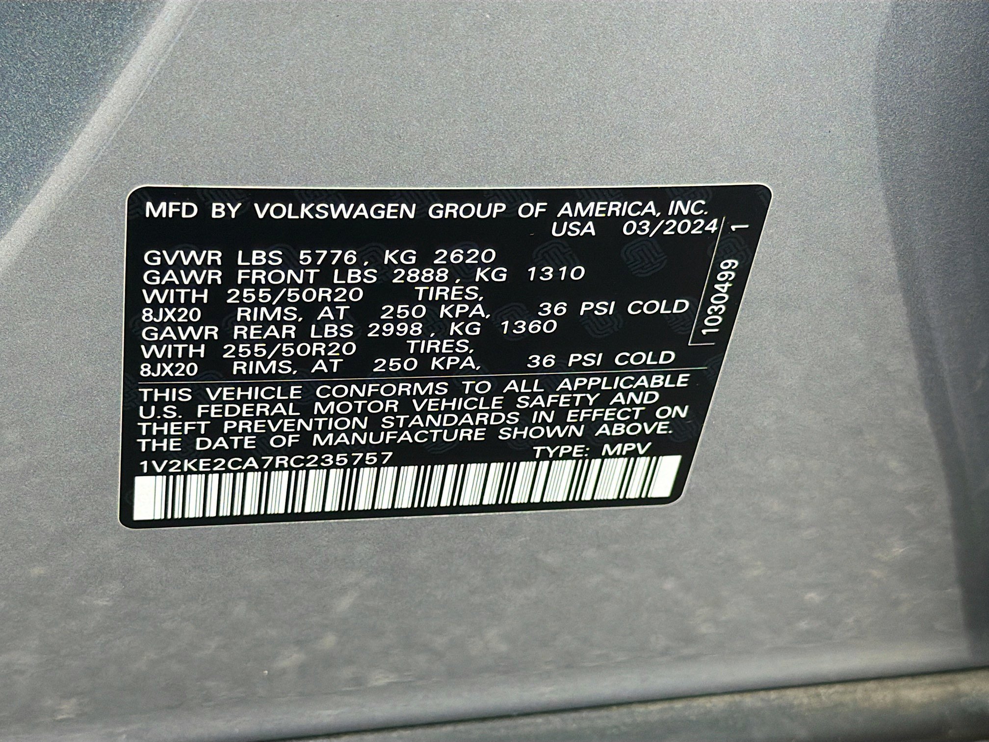 Used 2024 Volkswagen Atlas Cross Sport SE w/ Panoramic Sunroof Package AWD/4WD image 44
