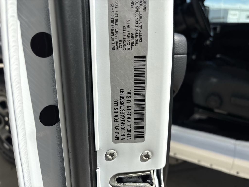 New 2026 Jeep Wrangler Sport image 24