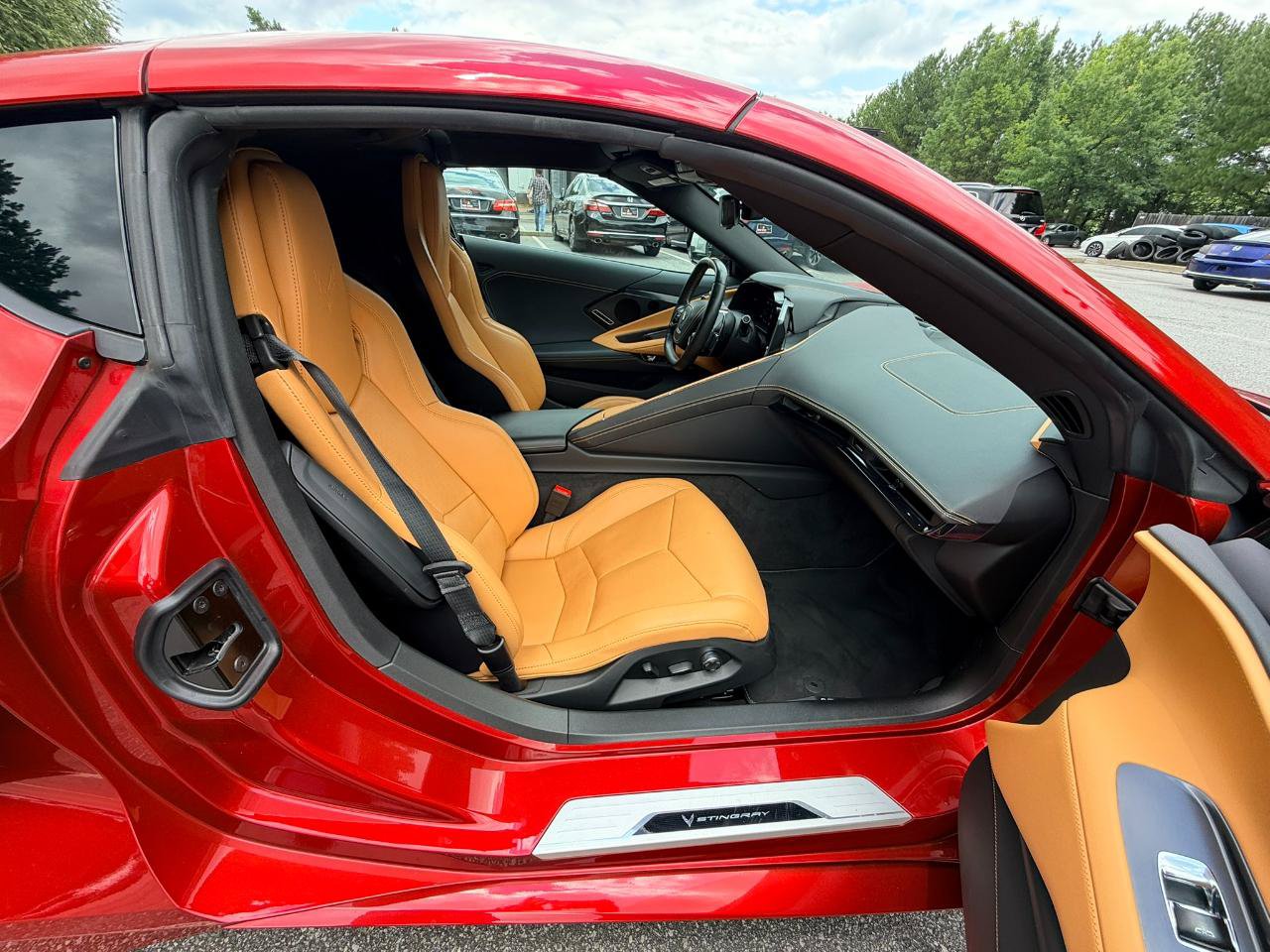 Used 2025 Chevrolet Corvette Stingray Preferred Cpe w/ Stealth Interior Trim Package RWD image 13