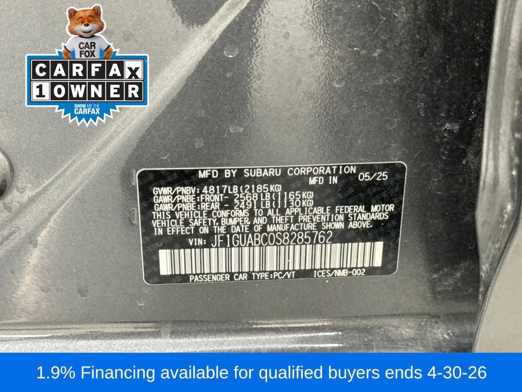 Certified 2025 Subaru Impreza 2.0i AWD/4WD image 25