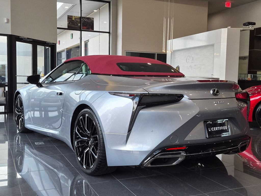Certified 2022 Lexus LC 500 Convert w/ Accessory Package RWD image 8