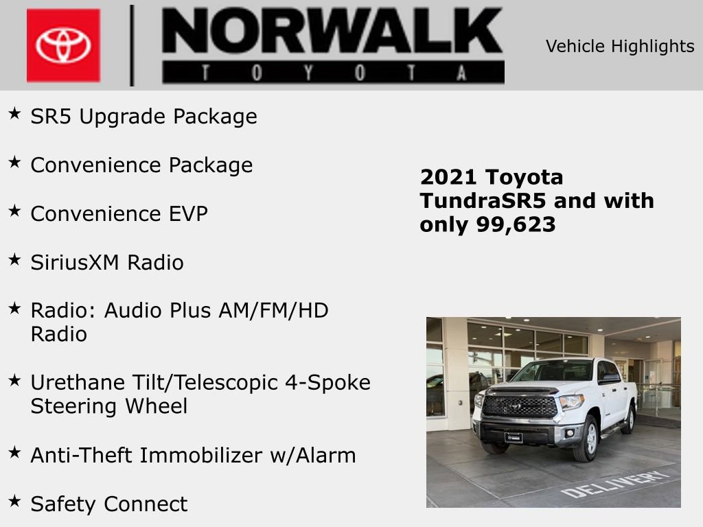 Certified 2021 Toyota Tundra SR5 RWD image 10