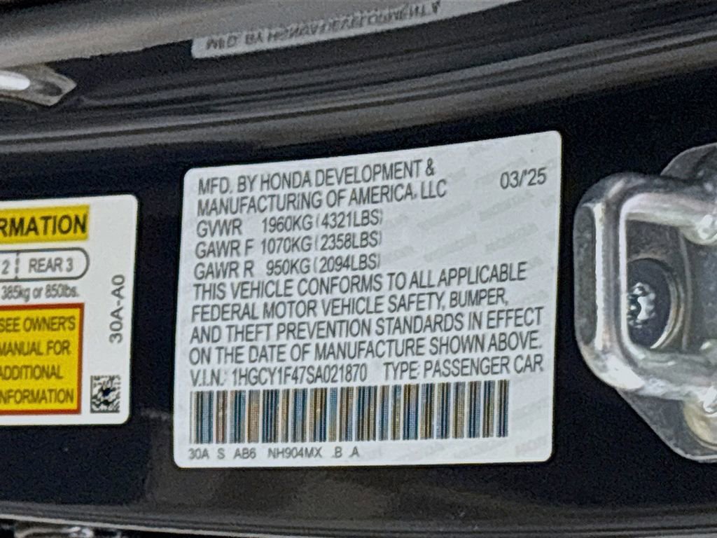 Used 2025 Honda Accord SE image 25