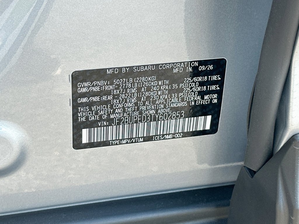 New 2026 Subaru Outback Touring AWD/4WD image 33