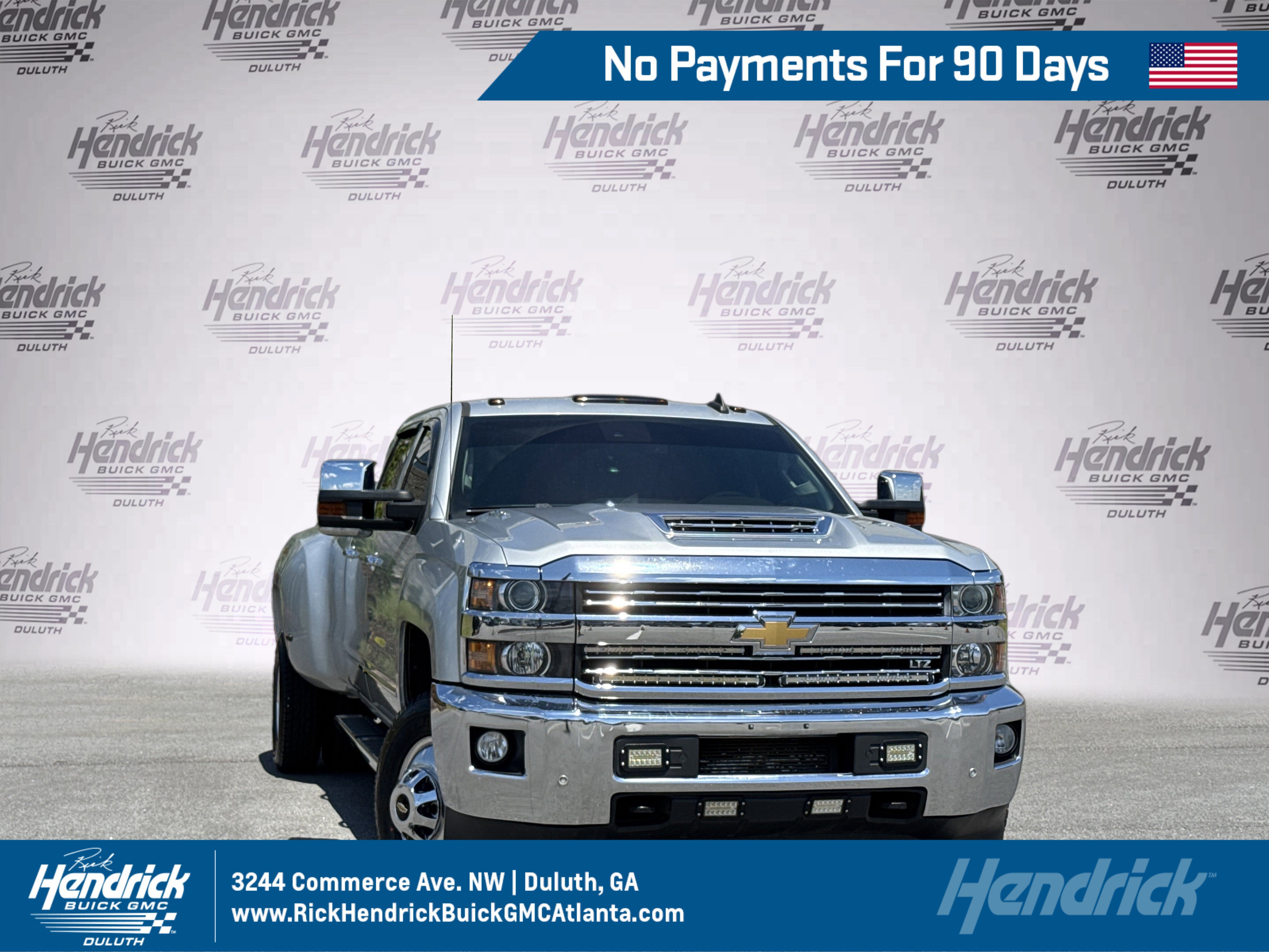 Used 2019 Chevrolet Silverado 3500 LTZ w/ Duramax Plus Package AWD/4WD image 1