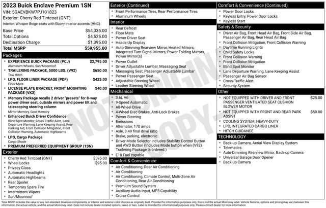 Used 2023 Buick Enclave Premium w/ Experience Buick Package image 15