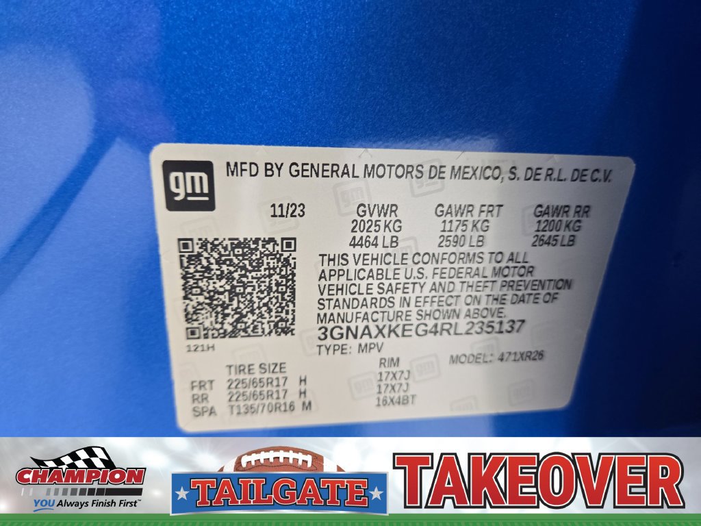 Certified 2024 Chevrolet Equinox LT w/ LPO, Floor Liner Package FWD image 42