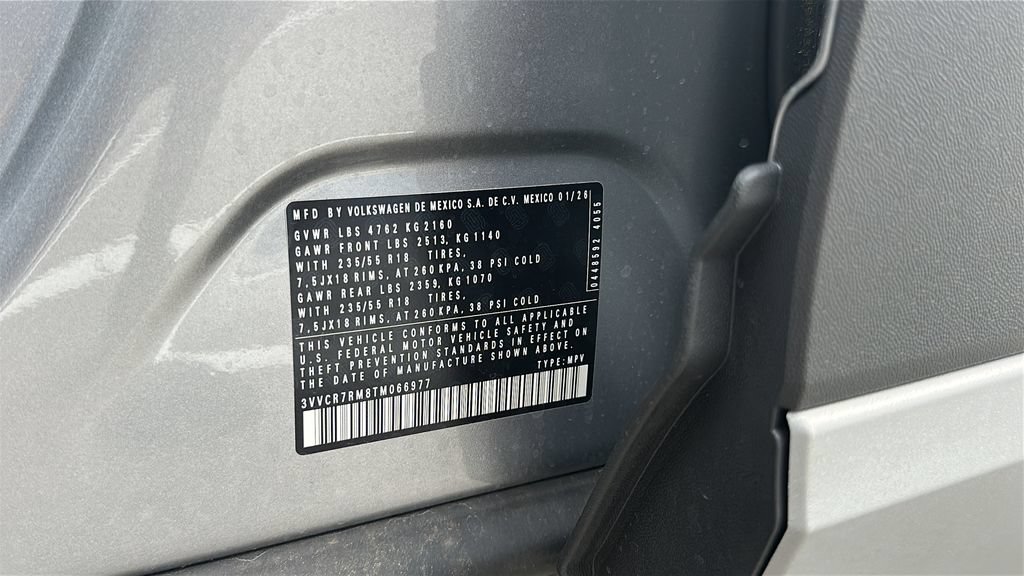 New 2026 Volkswagen Tiguan S FWD image 28