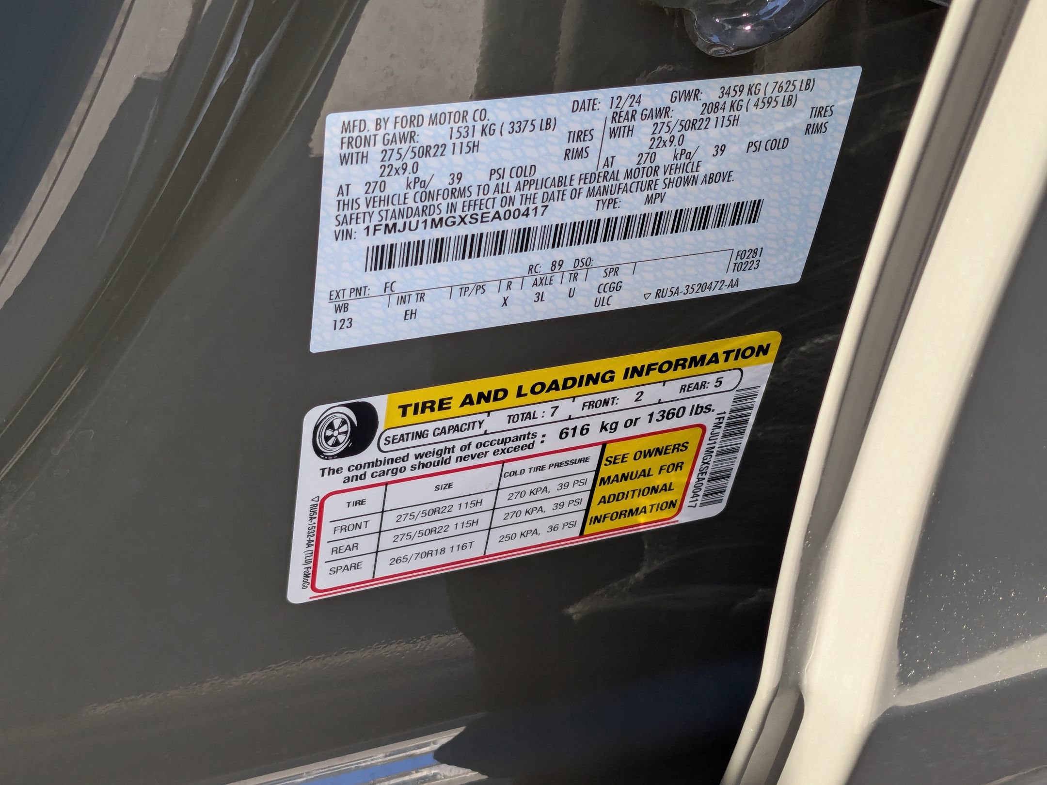 Certified 2025 Ford Expedition Platinum w/ Stealth Performance Package image 45