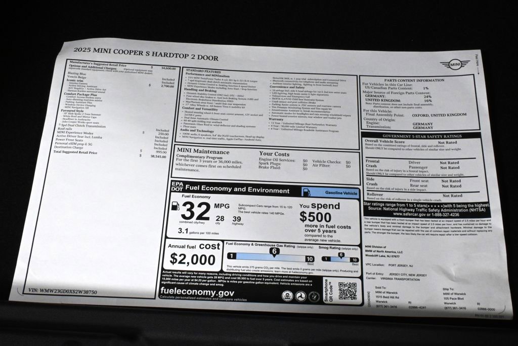 Used 2025 MINI Cooper S image 38