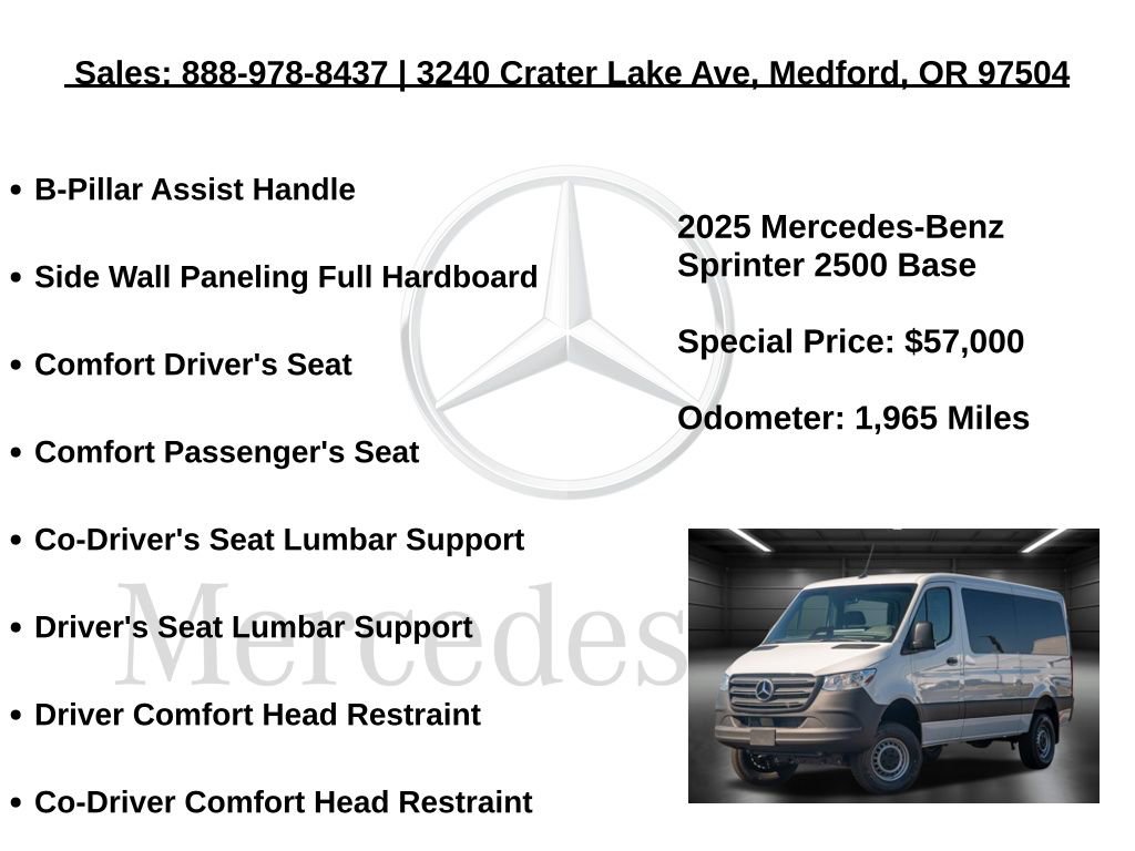 Used 2025 Mercedes-Benz Sprinter 144 Cargo image 20