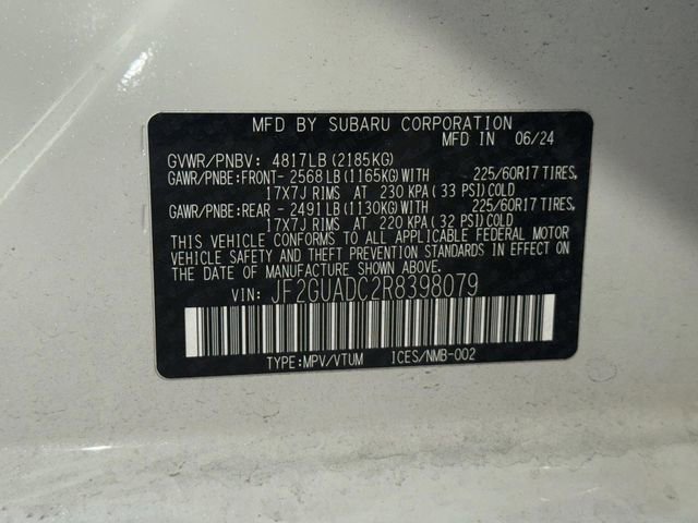 Used 2024 Subaru Crosstrek 2.0i Premium image 32