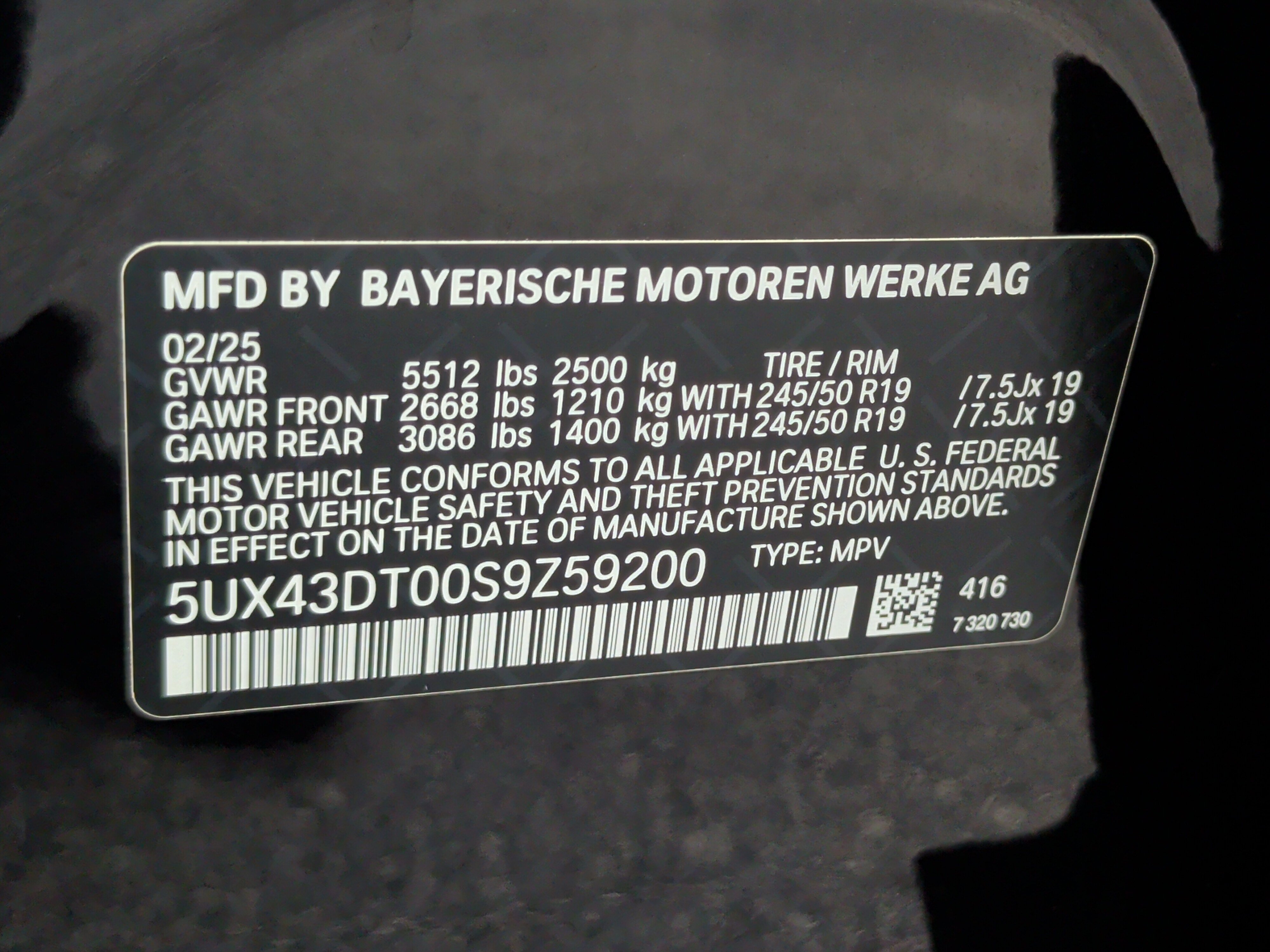 Certified 2025 BMW X4 M40i AWD/4WD image 41