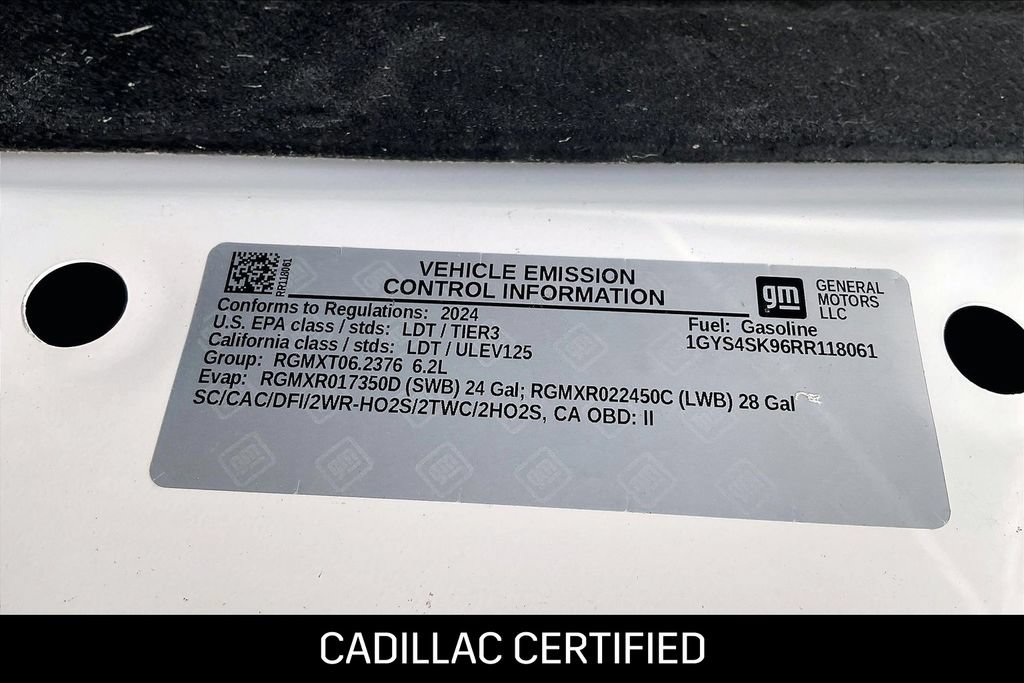 Certified 2024 Cadillac Escalade ESV V w/ Heavy-Duty Trailer Package AWD/4WD image 29