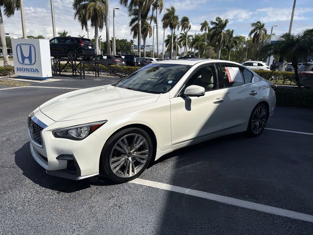 Used 2022 INFINITI Q50 Sensory RWD image 4