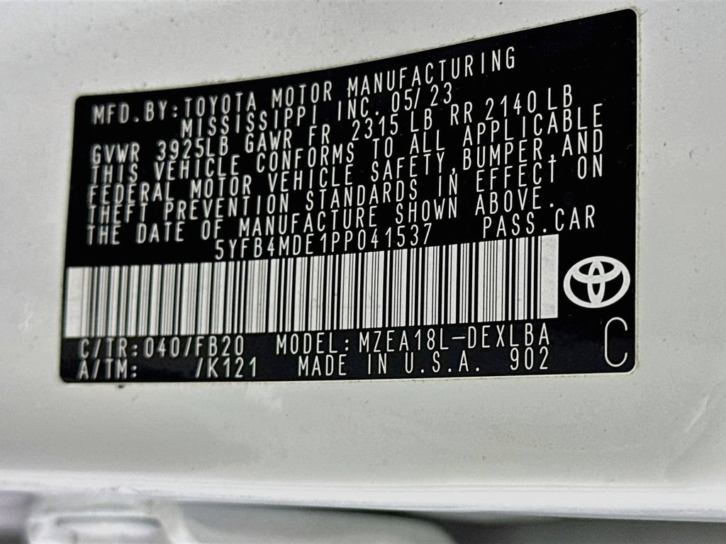 Used 2023 Toyota Corolla LE FWD image 33