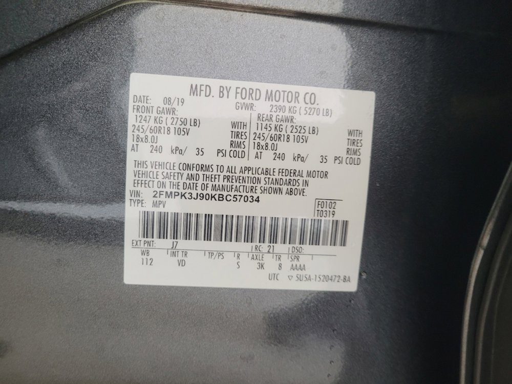 Used 2019 Ford Edge SEL w/ Equipment Group 201A FWD image 33
