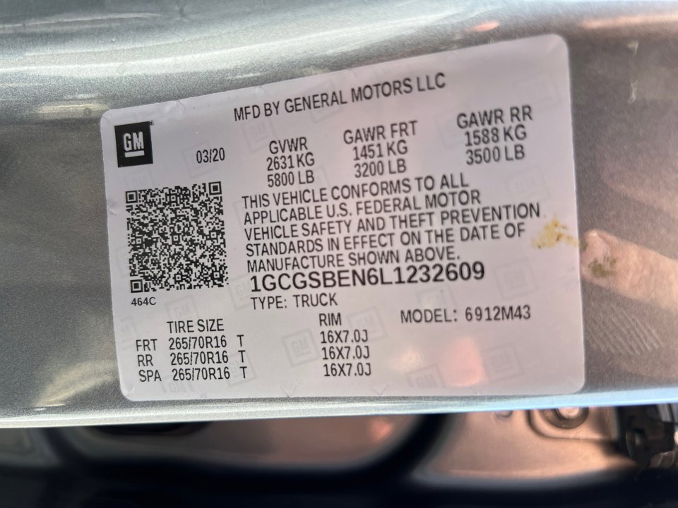 Used 2020 Chevrolet Colorado W/T w/ WT Convenience Package image 37