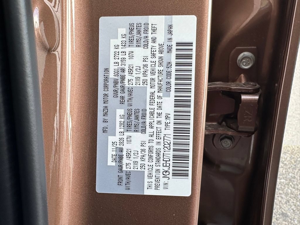 New 2026 MAZDA CX-70 3.3 Turbo w/ Premium Plus Pkg AWD/4WD image 33