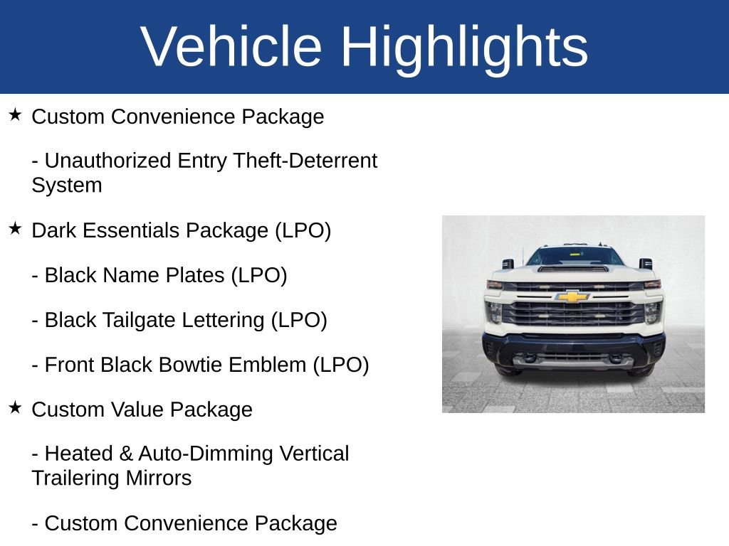 Used 2024 Chevrolet Silverado 2500 Custom w/ Custom Value Package image 4