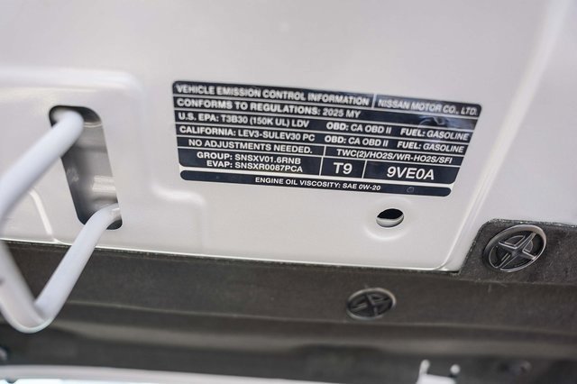 New 2025 Nissan Versa SV w/ Trunk Package image 29