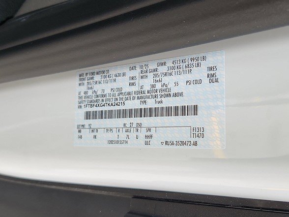 New 2026 Ford Transit 350 148 High Roof Extended DRW w/ Load Area Protection Package RWD image 15