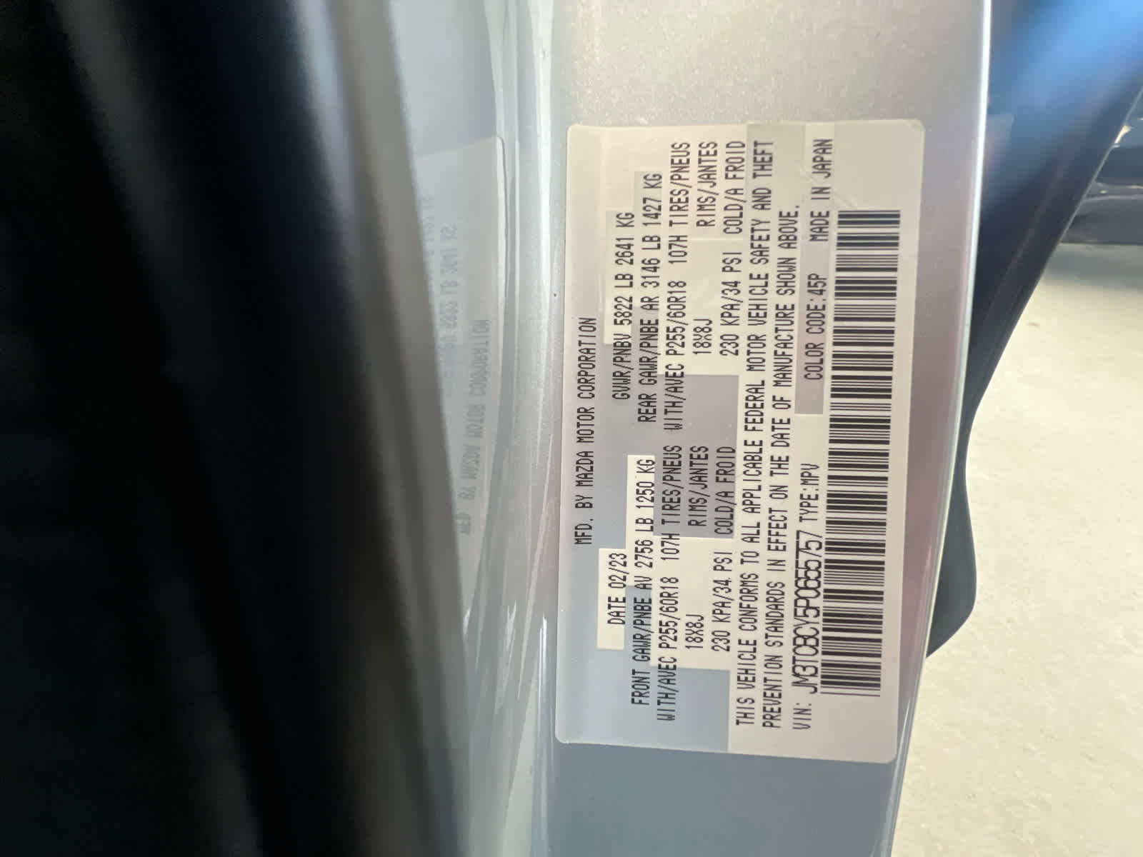 Certified 2023 MAZDA CX-9 Touring image 19