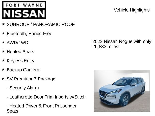 Used 2023 Nissan Rogue SV w/ SV Premium Package image 8