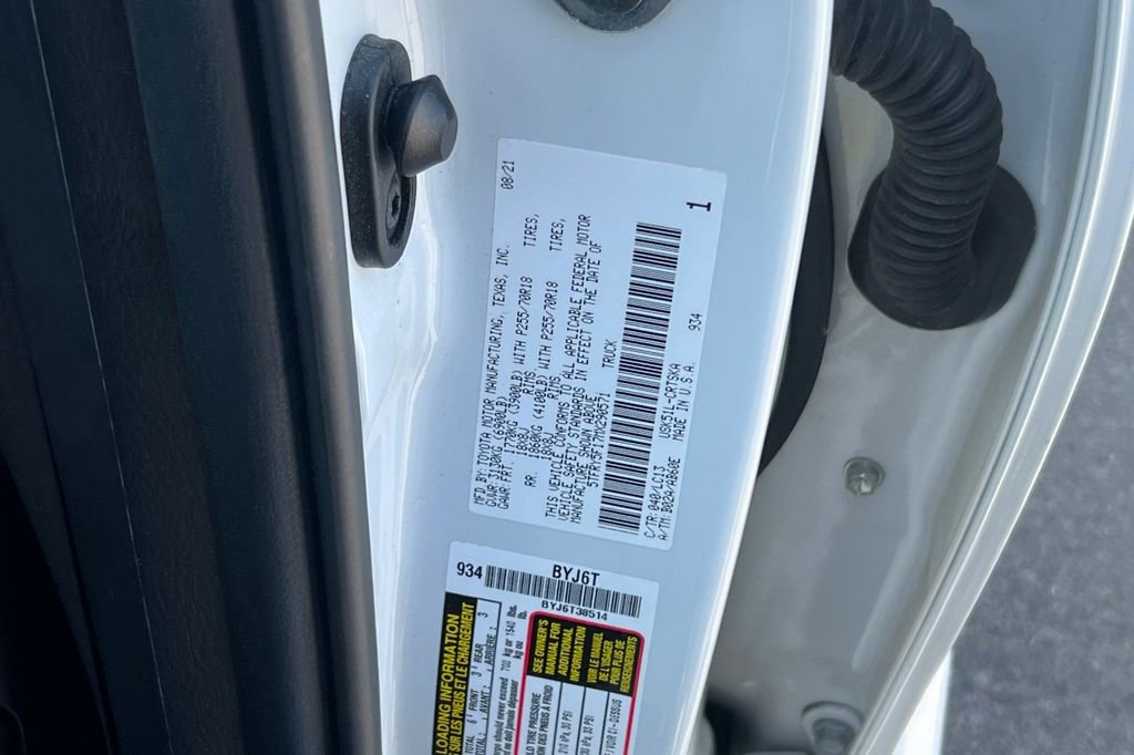 Certified 2021 Toyota Tundra SR RWD image 31