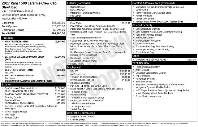 New 2027 RAM 1500 Laramie w/ Night Edition AWD/4WD image 31