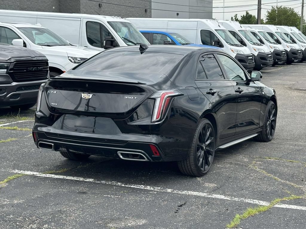 Used 2022 Cadillac CT4 Sport w/ LPO, ONYX Package AWD/4WD image 4