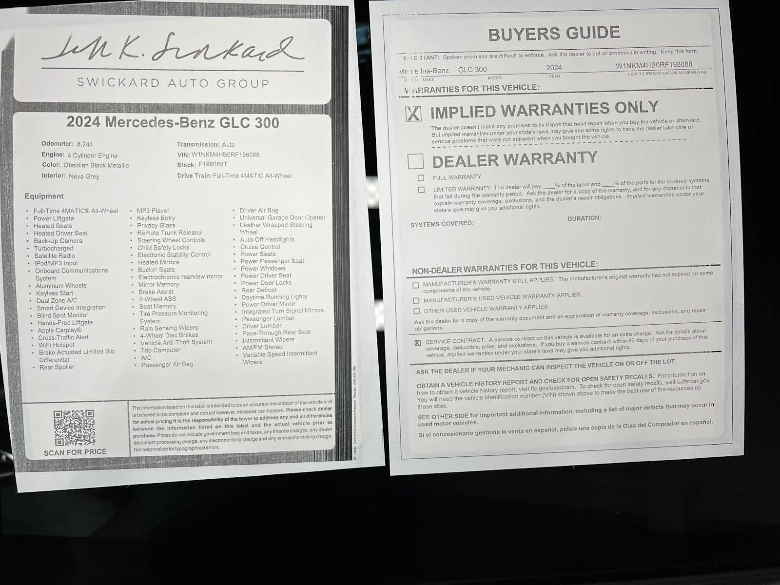 Used 2024 Mercedes-Benz GLC 300 4MATIC image 45