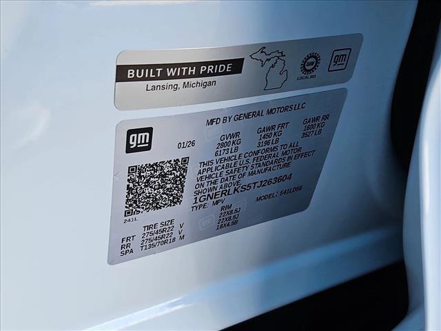 New 2026 Chevrolet Traverse RS image 16