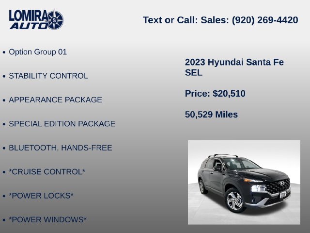 Used 2023 Hyundai Santa Fe SEL AWD/4WD image 8