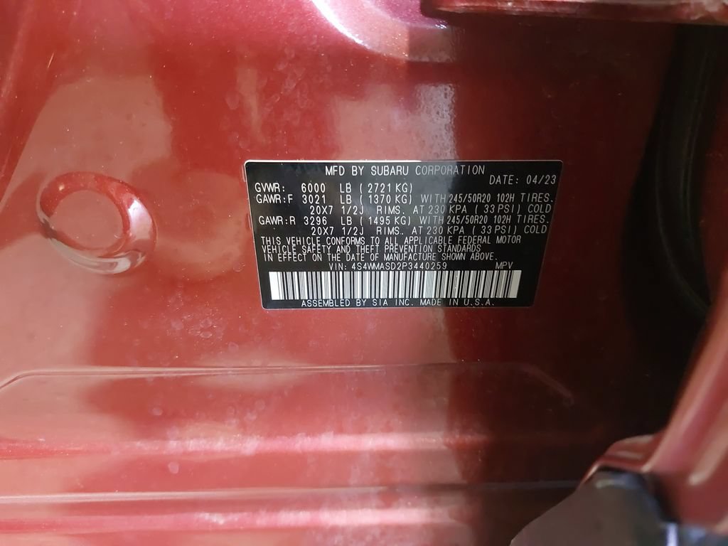 Certified 2023 Subaru Ascent Limited AWD/4WD image 37