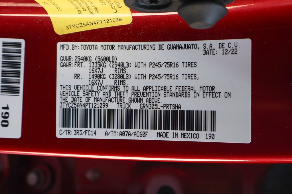 Used 2023 Toyota Tacoma SR5 w/ Technology Package AWD/4WD image 54