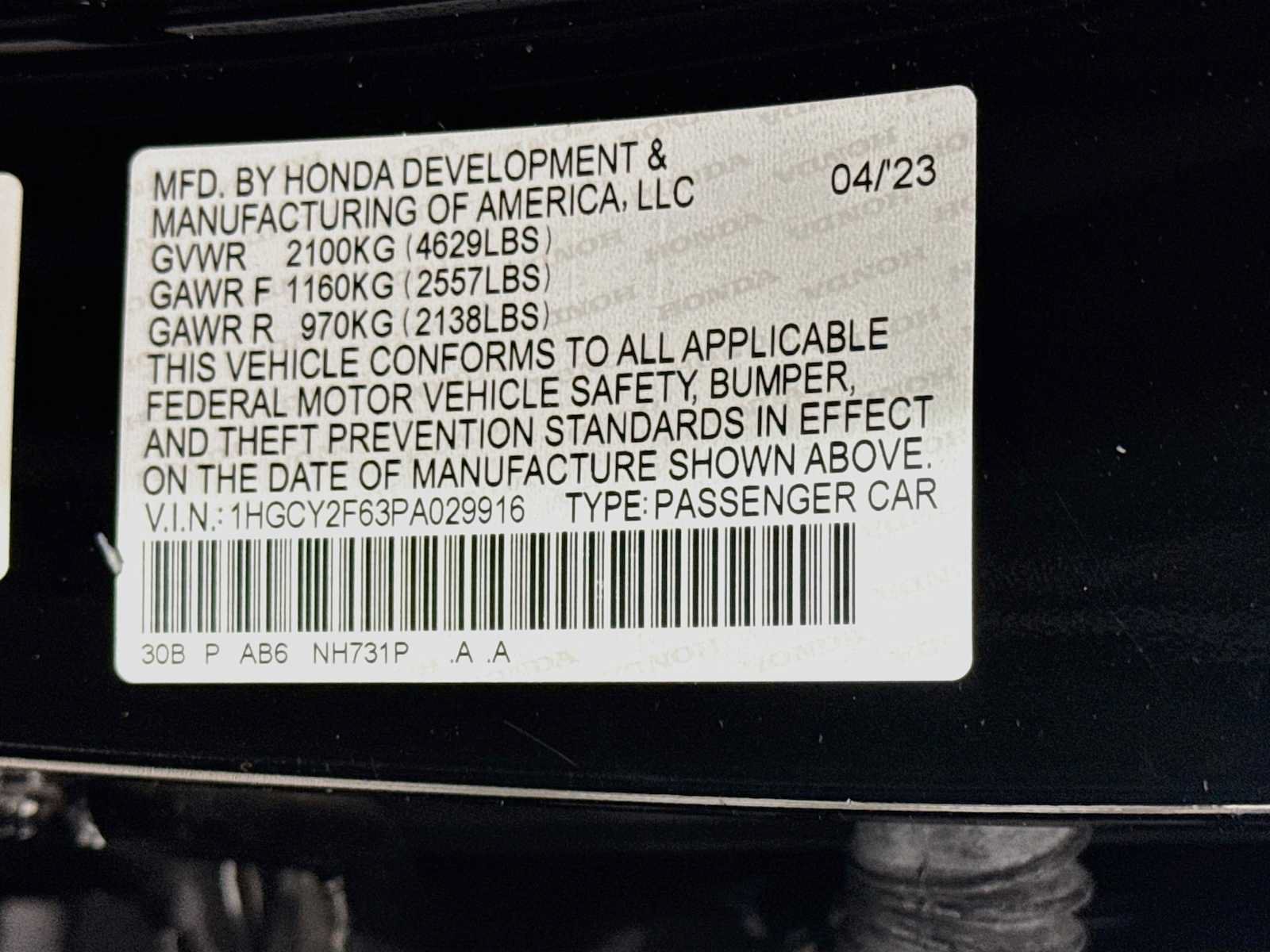 Used 2023 Honda Accord EX-L image 29