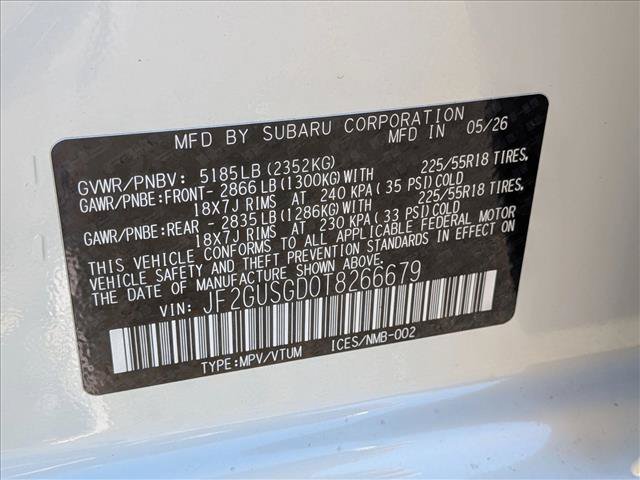 Used 2026 Subaru Crosstrek 2.5i Sport AWD/4WD image 19