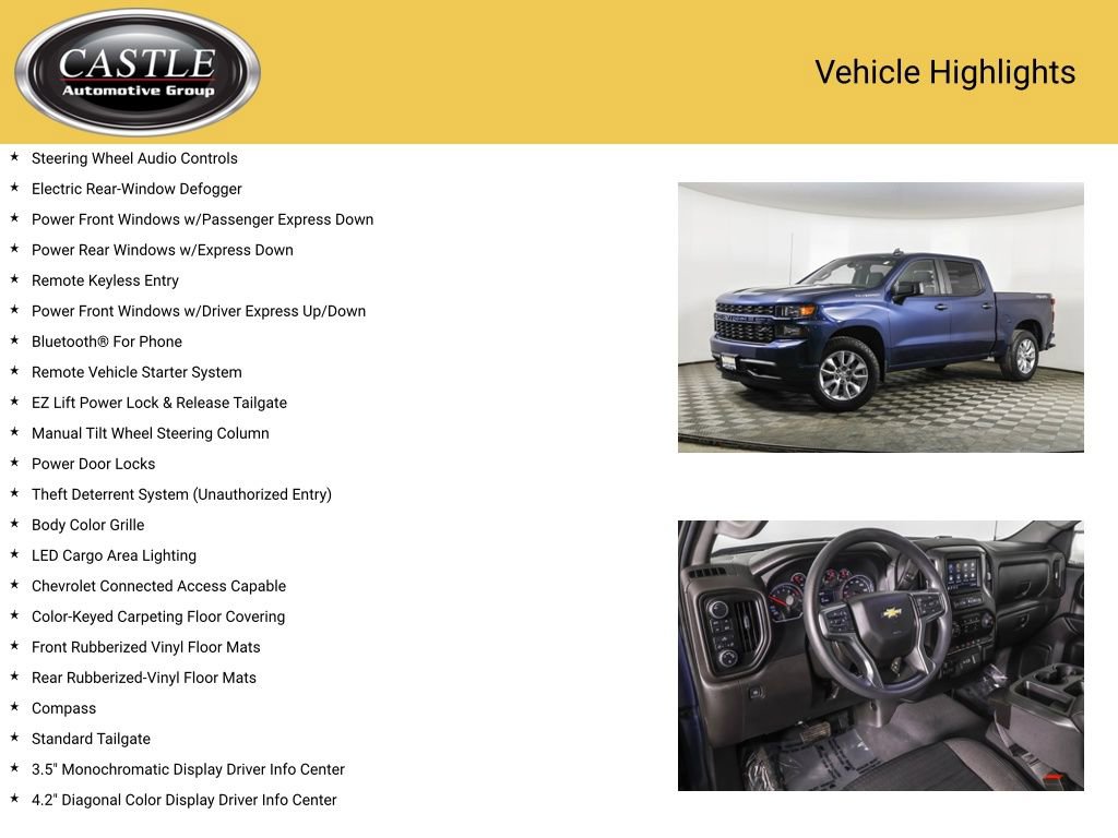 Used 2022 Chevrolet Silverado 1500 Custom w/ Safety Confidence Package image 12