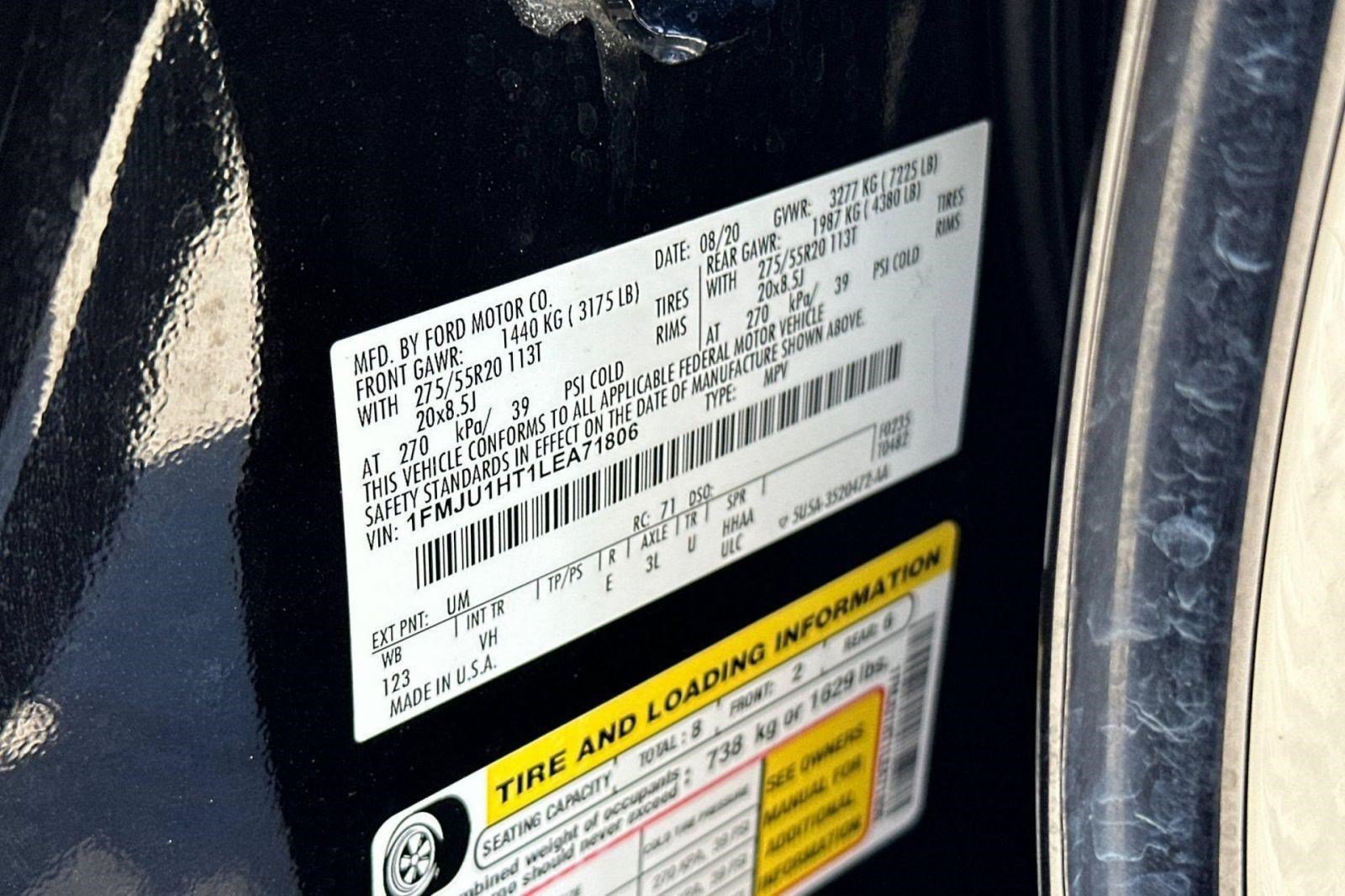 Used 2020 Ford Expedition XLT w/ Equipment Group 202A RWD image 26