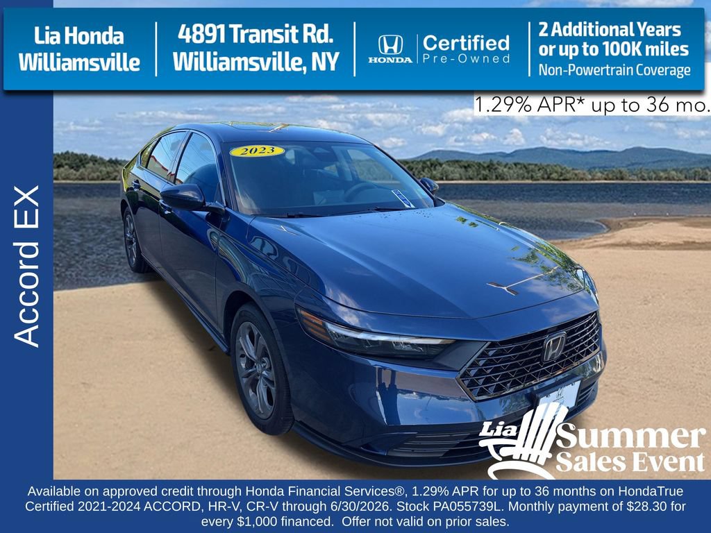 Certified 2023 Honda Accord EX image 1