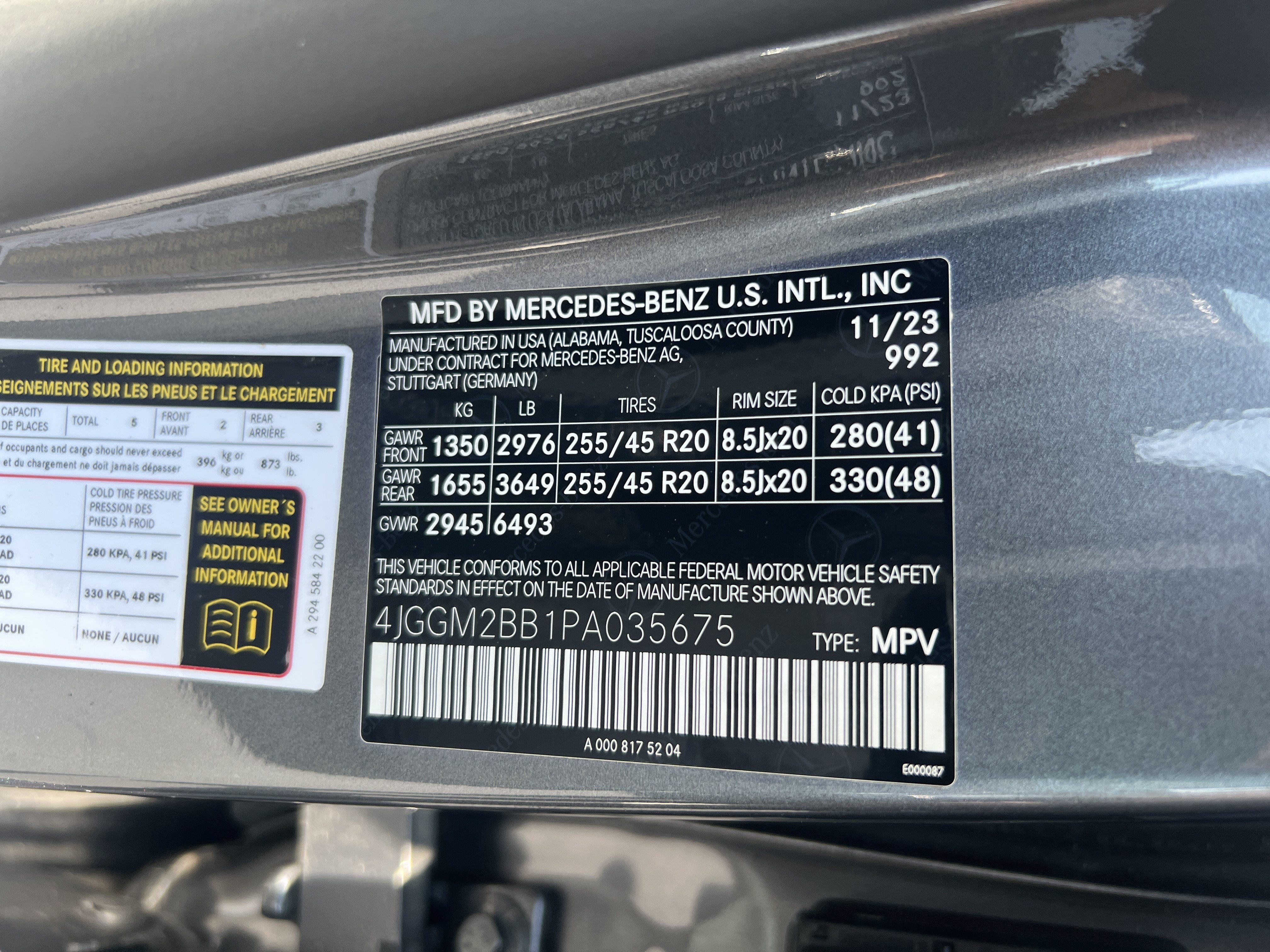Certified 2023 Mercedes-Benz EQE 350+ SUV w/ AMG Line Exterior Package image 37