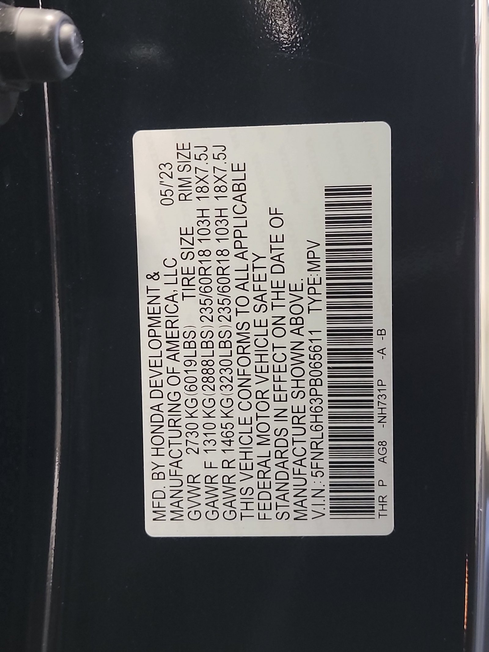 Used 2023 Honda Odyssey EX-L image 33