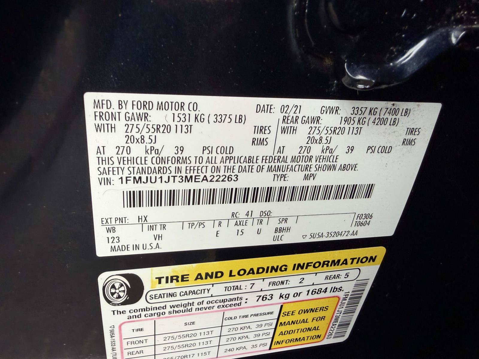 Used 2021 Ford Expedition XLT AWD/4WD image 21